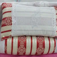 تشک یکنفره پنبه همراه بالشت کاملا نو