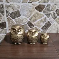 ۳عدد جغد دکوراتیو