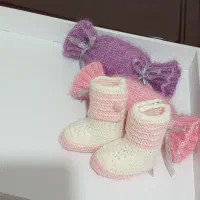 کفش بافتنی|کفش و لباس بچه|اصفهان, باغ زرشک|دیوار