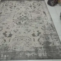 فرش پتینه ای طوسی وکنار طوسی