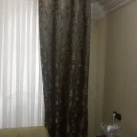 دوعدد دستک پرده با بارچه مرغوب با چوب پرده|پرده، رانر، رومیزی|مشهد, رضاشهر|دیوار