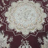 فرش ۶متری گل برجسته ابریشم فرهی