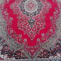 ۲تخته فرش لاکی نخی (یکی ۹ و یکی ۶)