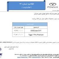ام وی ام کراس x33 اتومات رنگ مشکی صفر کیلومتر|خودرو سواری و وانت|شیراز, شاه قلی بیگی|دیوار