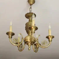 لوستر برنج ۵شعله .۶شعله.۲ شعله|لوستر و چراغ آویز|تهران, مسعودیه|دیوار
