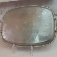 سینی برنز خیلی قدیمی قلمکاری|کلکسیون اشیاء عتیقه|تبریز, |دیوار