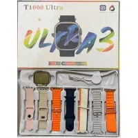 ساعت هوشمندT1000 Ultra3مشکی صفحه بزرگ ارسال رایگان