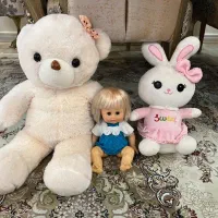 عروسک خرس وخرگوش