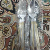 ست قاشق چنگال استیل با قیمت عمده و تکی