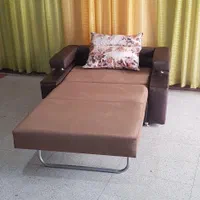 مبل تخت شو دسته دار|مبلمان خانگی و میز عسلی|کاشان, آیت الله سعیدی|دیوار