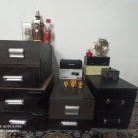 کمد کنار تختی mdfنو دوتایی