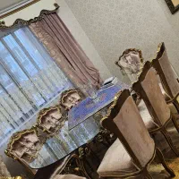 ست مبلمان استیل با روکش ورق طلا|مبلمان خانگی و میز عسلی|چالوس, |دیوار