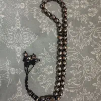 سکه و تسبیح. نقره ، مس ، برنج کوب