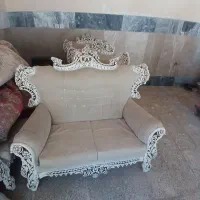 باسلام مبل ۶ نفره سالم در حد نو بدون پارگی|مبلمان خانگی و میز عسلی|کرمانشاه, |دیوار