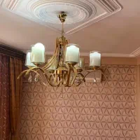 لوستر شاخه ای مدرن و کریستال و تک شاخه