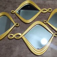 آینه دکوراتیو طلایی|آینه|الوند, |دیوار