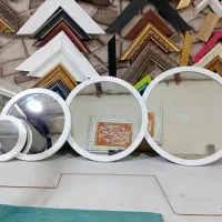 ست آینه قاب گرد