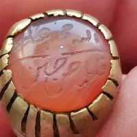 انگشتر عتیقه چندصد ساله پنج تن یمنی تراشدار