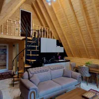 کلبه چوبی دوبلکس استخردار جنگلی نوساز|اجارهٔ کوتاه‌مدت ویلا و باغ|رامسر, |دیوار