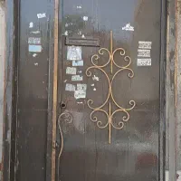 درب حیاط تمیز پروفیل سنگین دو لت