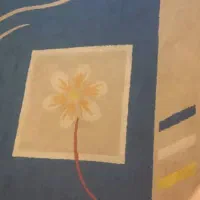 فرش گلیم ۶ متری همراه پادری سالم|گلیم، جاجیم، گبه|اندیمشک, |دیوار