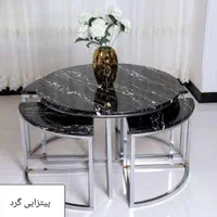 جلومبلی عسلی میز فلزی ضمانتدار شرکتی قیمت تولیدی|مبلمان خانگی و میز عسلی|مشکین‌دشت, |دیوار