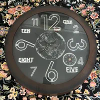 ساعت دیواری دوموتوره شیک جنس عالی اندازه ۶۲در۶۲