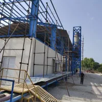 استخدام داربست بنددرپالایشگاه نفت بندرعباس