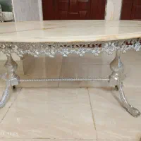 جلو مبلی برنجی ابکاری نقره