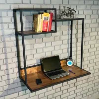 ‌شلف ترکیب فلز و چوب