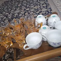 فنجان چینی با استکان مارک|ظروف سرو و پذیرایی|کرمانشاه, |دیوار