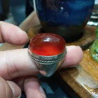 انگشتر  ری احمد عقیق نخبه