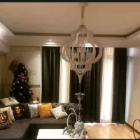 لوستر مدرن چوب و فلزی