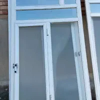 چهار عدد درب آلمینیومی با تور و شیشه