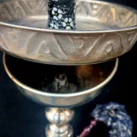 قلیان برنجی سوپاپ دار یخدان دار سنگین|کلکسیون و سرگرمی|ارومیه, |دیوار