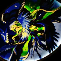 پذیرش انواع سفارشات نقاشی بلک لایت|تابلو، نقاشی، عکس|محمدشهر, سیدآباد|دیوار