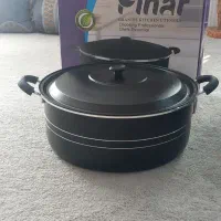 یک سرویس ۷ پارچه قابلمه وماهی تابه