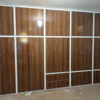 درب چوبی کمد دیواری کابینت آشپزخانه|جاکفشی، کمد، دراور|لردگان, |دیوار