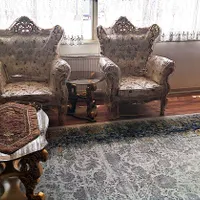 مبل سلطنتی جنس چوب مدل جدید|مبلمان خانگی و میز عسلی|شاهین‌شهر, فردوسی|دیوار
