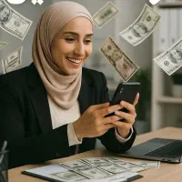 با گوشی به درآمد برس برای خانم ها