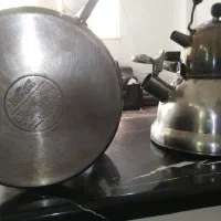 ست3تیکه استیلی برند ماهون.موجوداست شیر پلمپ|قوری، کتری، قهوهساز دستی|مشهد, یوسفیه (شهرک غرب)|دیوار