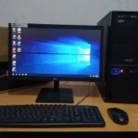 کامپیوتر پرقدرت h61 رم 8 هارد 500 مانیتور 20 LED