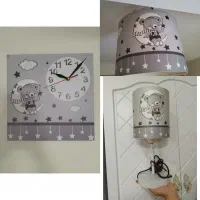ساعت آباژور لوستر کودک