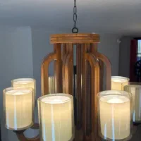 لوستر ۸ شاخه|لوستر و چراغ آویز|نوشهر, |دیوار