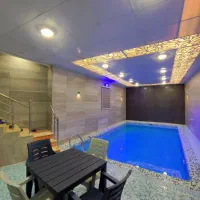 ویلاسه خوابه استخر بزرگ بسیار تمیز نوسازمیزبیلیارد