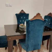 مبلمان 9نفره سلطنتی به همراه میز غذا خوری4نفره|مبلمان خانگی و میز عسلی|محمدیه-قزوین, |دیوار