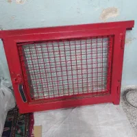 پنجره آهنی سیم ضخیم در حد نو