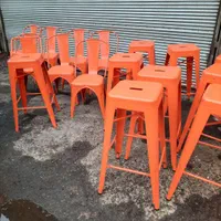 صندلی فلزی اپن کانتر پشت بلند و پشت کوتاه تولیکس|صندلی و نیمکت|ری, بازار آهن|دیوار