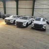 چانگان x5 plus پلاک شده و پشت فنس موجود