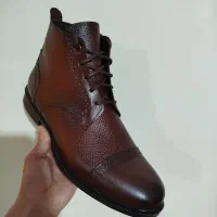 نیم بوت مردانه چرم تبریز